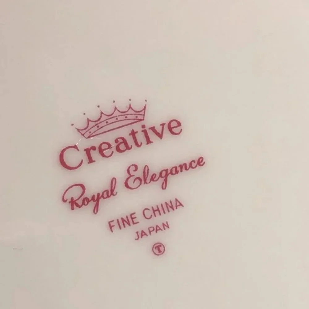 vintage fine china Creative Royal Elegance dinnerware made in Japan